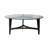 Almedia Round Cocktail Table w/ Glass Top
