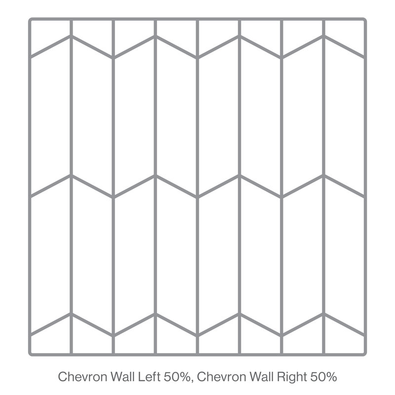 Sorrento 3" x 10" Beveled Ceramic Tile, Bianco