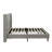 High Headboard Upholstered Bed, King Size Bed Frame, 12-Slat Support, Easy To Assemble, Chenille Cloth, No Box Spring Needed-1097729982