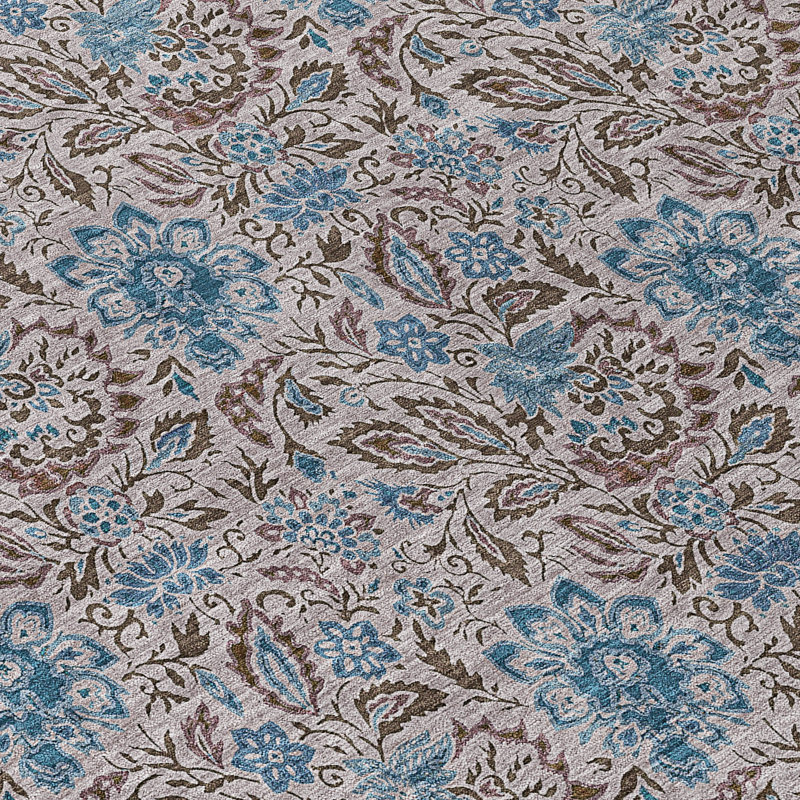 Floral Indoor / Outdoor Rug, Rectangle 3' x 5'