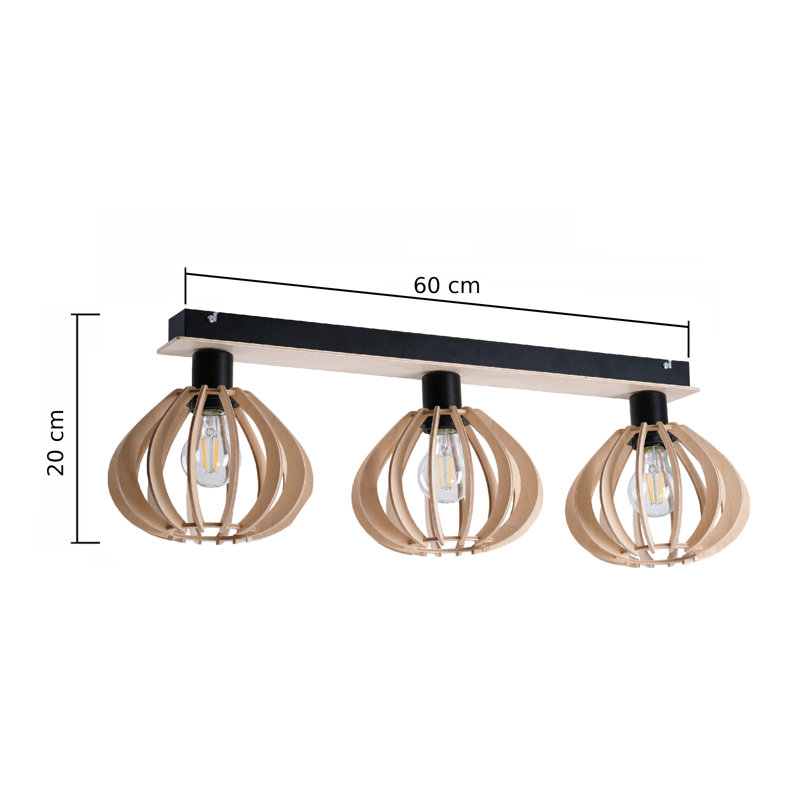 Parma Flush Mount, Natural