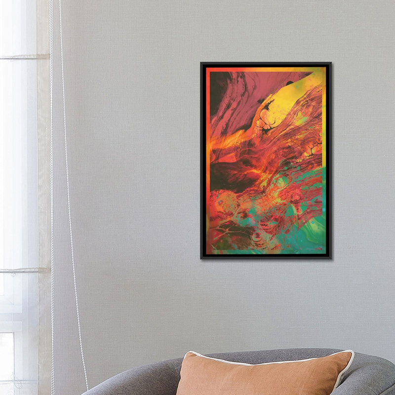 «Nourrissez votre tête IV», impression sur toile, H 26 po x l 18 po x P 1,5 po, Toile avec cadre noir, Pas de tapis