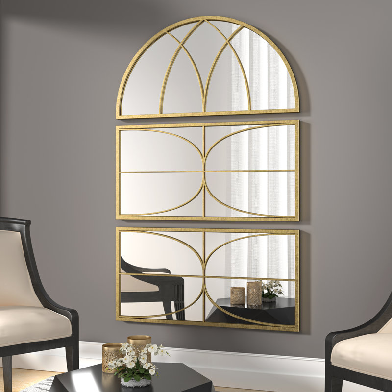 Mikkala Wall Mirror, Gold