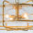 4-Light Lantern Waterglass Chandelier-1109335667