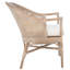 Chaise avec accoudoirs en lin Lucia-450497543