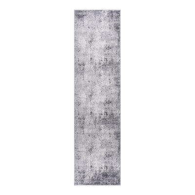 5x7 Grey Abstract Area Rug Loom & , Non-shedding, Stain , Fits Dining Room And Office Decor Bedroom