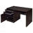 Cappuccino Computer Desk, 2-Drawer