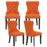 PU Leather Dining Chairs with Pull Ring
