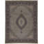 Hand-Knotted High-Quality Green and Brown Area Rug