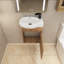 Ensemble de meuble-lavabo simple 16 po avec plateau en céramique Edgerrin