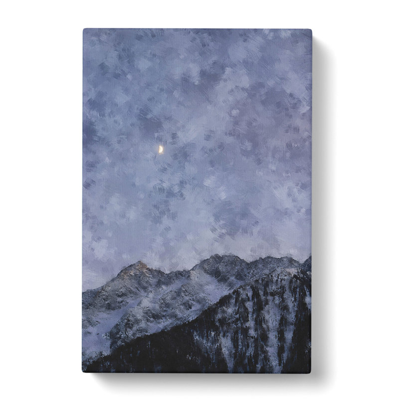 Half A Moon - Wrapped Canvas, 76cm H x 50cm W x 3cm D