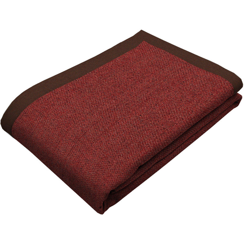 Herringbone Weighted Throw Blanket, 51.18" x 78.74", Red