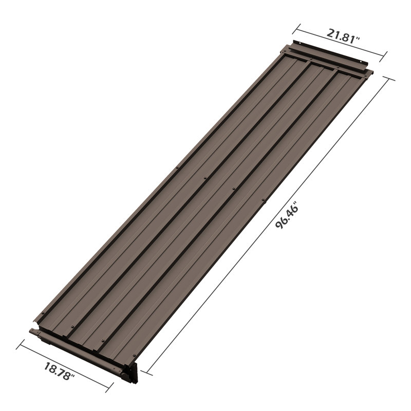 Ensemble de raccord mural pour pavillon de jardin - acier, antirouille, facile à assembler