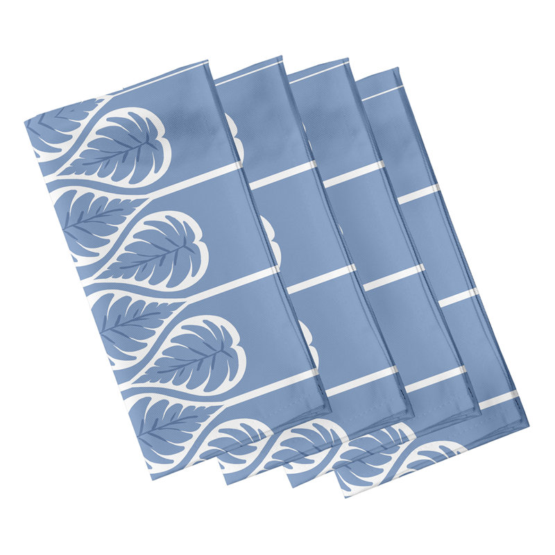 Ensemble de serviettes 4 pièces Albizia, bleu