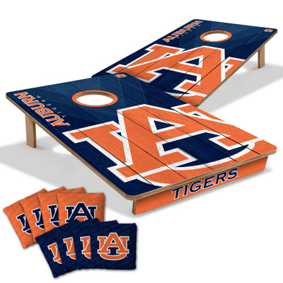 YouTheFan NCAA Professional Wood 2'x3' Cornhole Board w/ Logo Bags