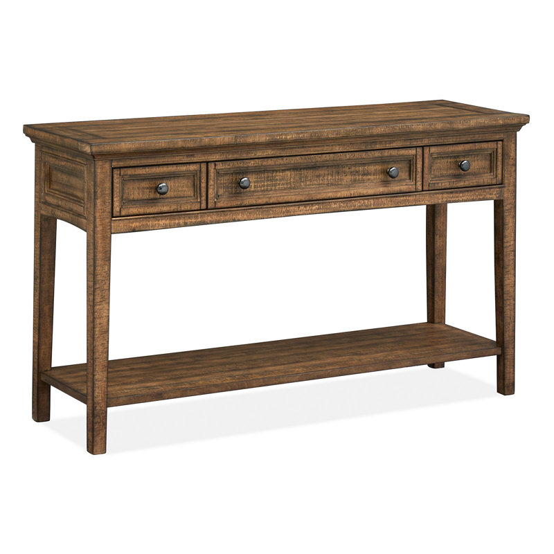 Console en bois massif 50 po Causglen