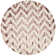 Vandermark Hand Tufted Wool/Cotton Geometric Rug in Maroon/Ivory
