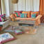 Solid Wood Coffee Table with Storage