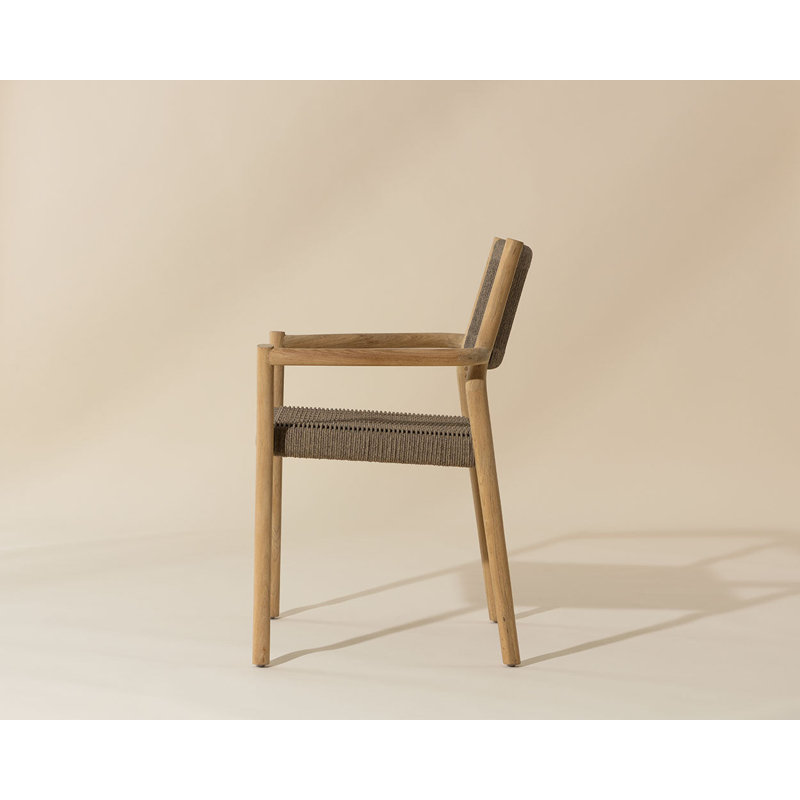 Outdoor Dining Armchair, Natural