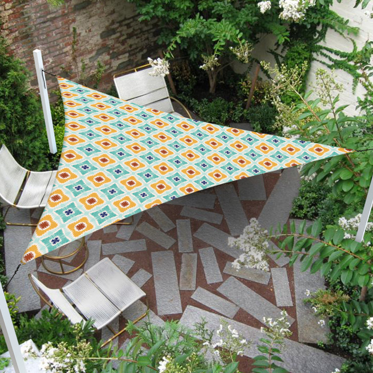 Covers & All Triangle Outdoor Sun Shade Sail Canopy, Residential