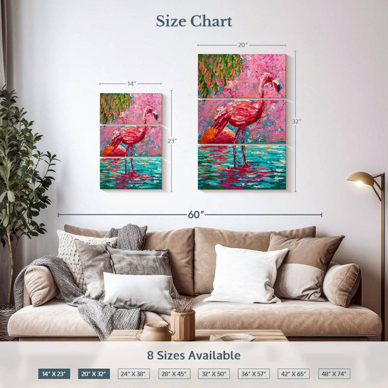 Brampt Abstract Flamingo