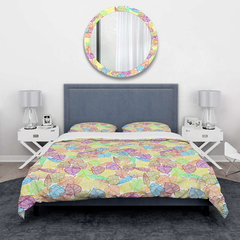 Ensemble de housse de couette moderne et contemporaine, Housse de couette très grand + 2 taies décoratives