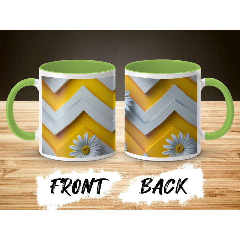 Ceramic Coffee Mug, Light Green