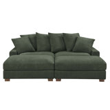 Arzuaga 4 - Piece Corduroy Sectional