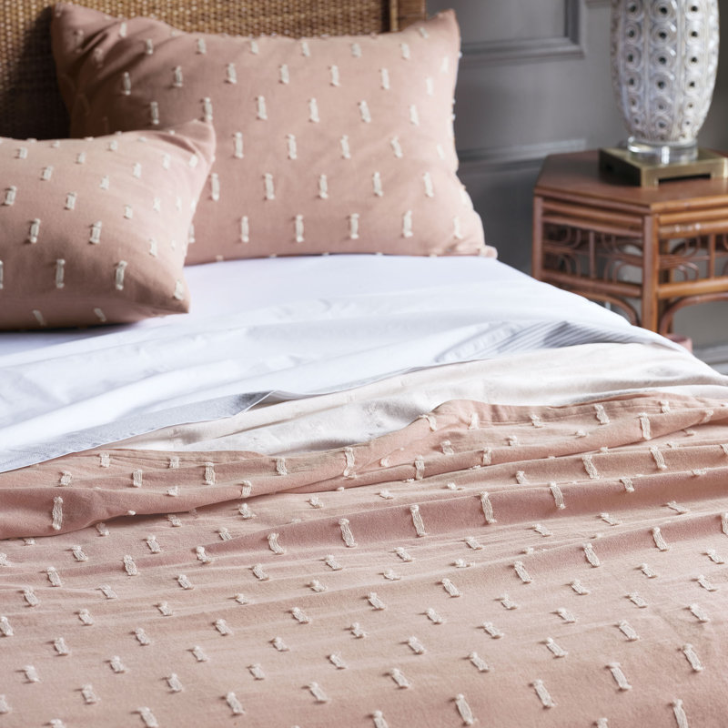Chilmark Beachy Cotton Coverlet, King Coverlet