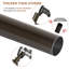 Tringle à rideaux simple ajustable Derra-1592751525-1592751524