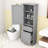 Lussan Modern Wood Freestanding Bathroom Cabinet with Adjustable Shelf and Two Drawers-1505889334