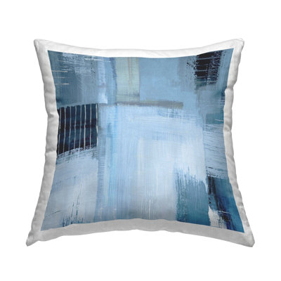 Stupell Industries Crosshatched Woven Abstract Design by Susan Jill Throw Pillow