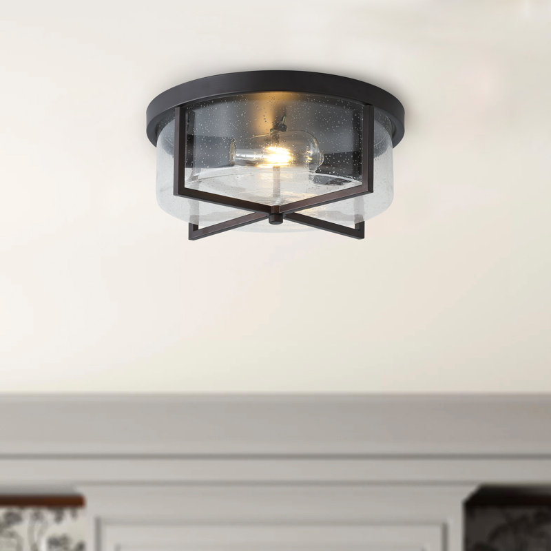 New Ashford Glass Flush Mount