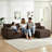 Boneless Chifley L-Shaped Modular Sectional, Cloud Couch with 1 Ottoman-120773659