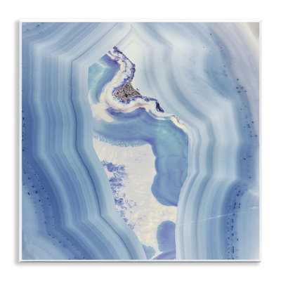 Plaque murale «Bound In Blue Geode», conception par Sophie 6