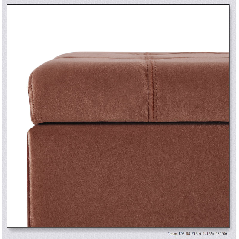 OTTOMAN DE RANGEMENT, Rosé