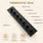 Rodeo 35"X12" Bluetooth Music Thermostatic Shower System with 3-Function Handheld Spray and 3 Body Jets-110585252