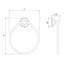 Georgian Era™ Towel Ring-54635202