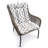 21" x 38" Outdoor Chair Cushion with Ties and Loop-1822053728
