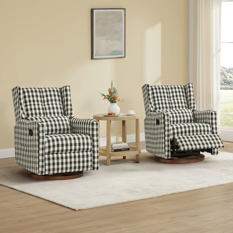 Fauteuil inclinable et pivotant manuel Drenna, Vert