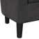 Pamplona 26" W Modern Stylish Soft and Breathable Upholstered Barrel Chair and Ottoman