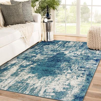 Tapis à motif abstrait moderne Collection Luxe Weavers Victoria