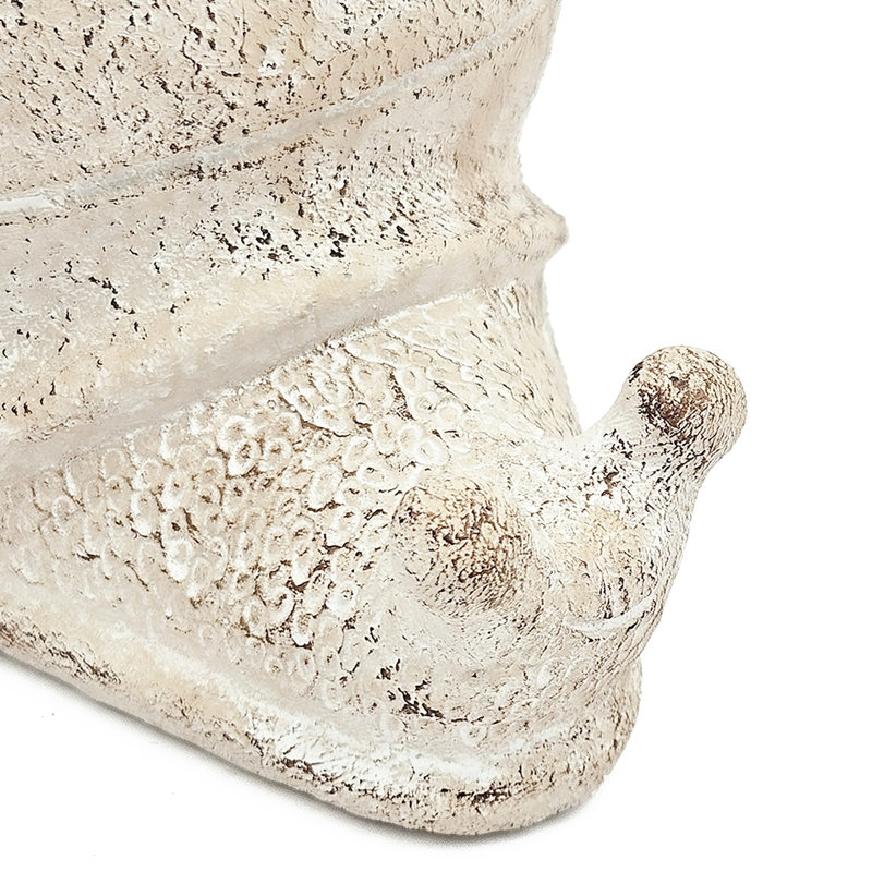 8.3X7x4.7 Inches Beige Textured Decorative Sand And Cement Planter For Bohemian Decor With Plant Combinations Indoor Arrangements