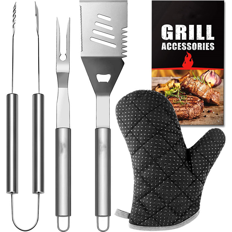Ensemble d'ustensiles pour barbecue 3 pièces