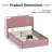 Queen Size Tufted Upholstered Bed Frame-1921571991