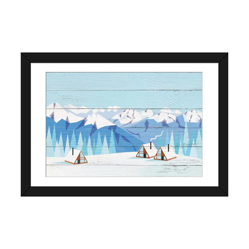 « arctique gather » par "5by5collective, impression sur toile tendue, H 16 po x l 24 po x P 1 po, Papier d'art encadré noir