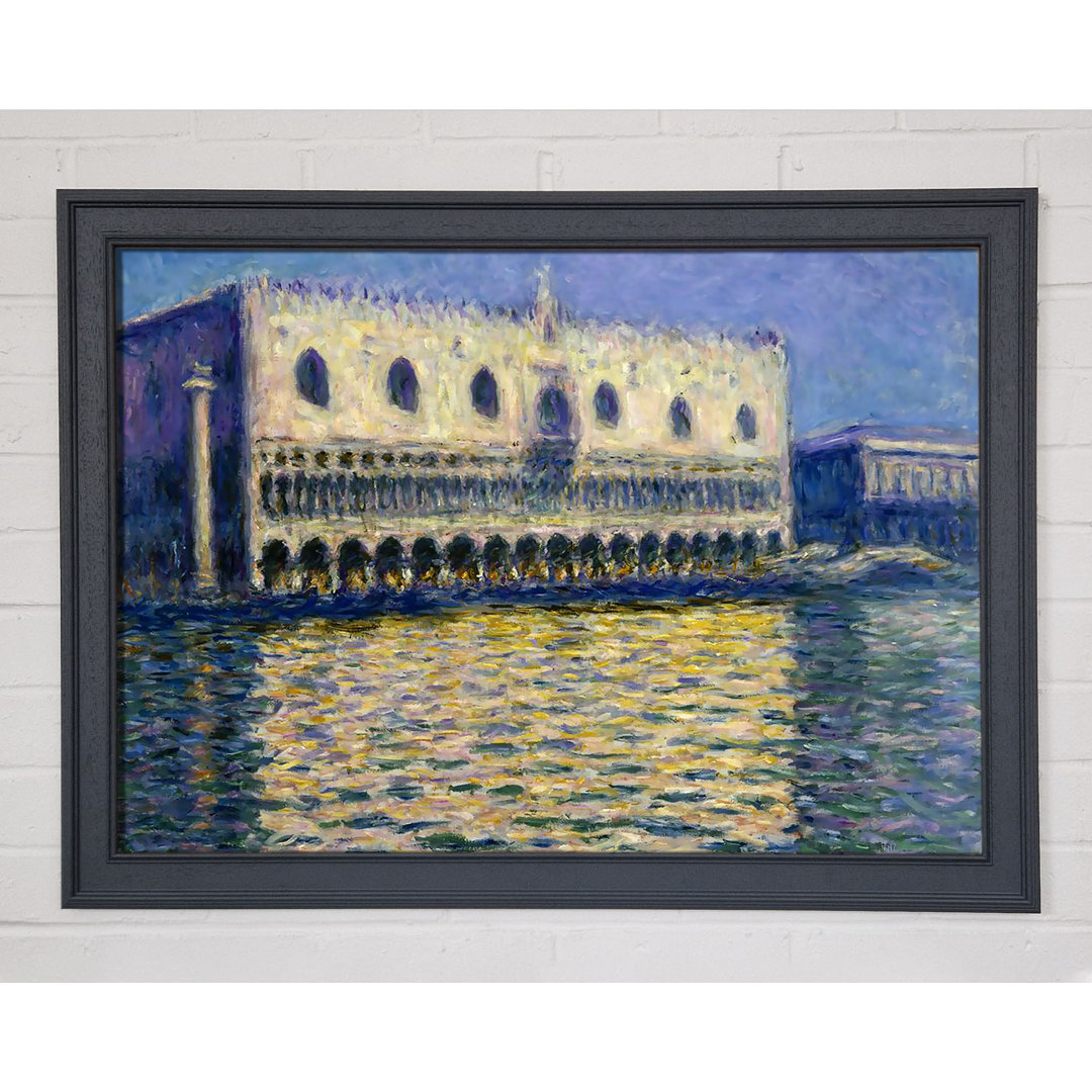 Gerahmtes Leinwandbild The Doges Palace von Monet