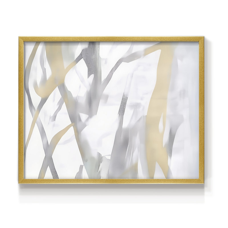 Abstrait, série Lxxiv, reproduction encadrée, H 8 po x l 10 po