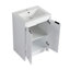 Meuble-lavabo autoportant avec armoire de rangement