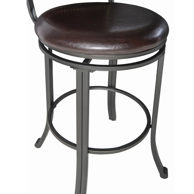 Tabouret de bar et de comptoir pivotant Roni, Tabouret de bar (siège d'une hauteur de 30 po)